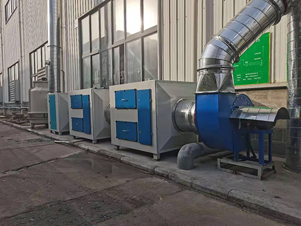 鄂州安徽某知名企业烘干废气治理顺利完工