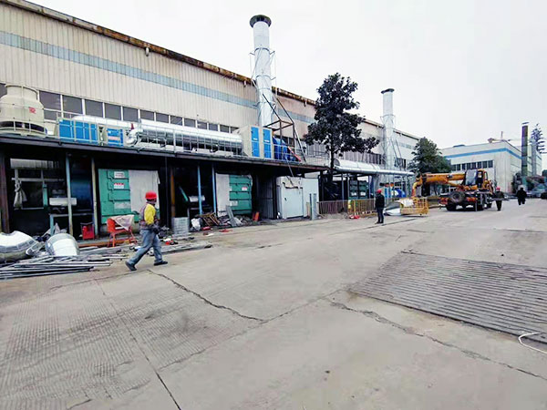 黄冈合肥市某知名企业喷漆房废气治理项目顺利完工